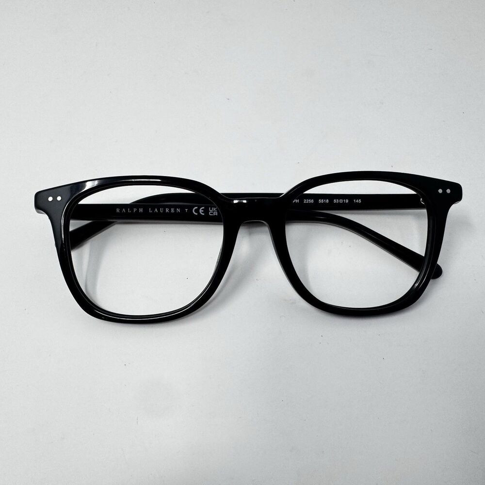 Polo Ralph Lauren PH2256 5518 Shiny Black Eyeglass Frames 53-19-145